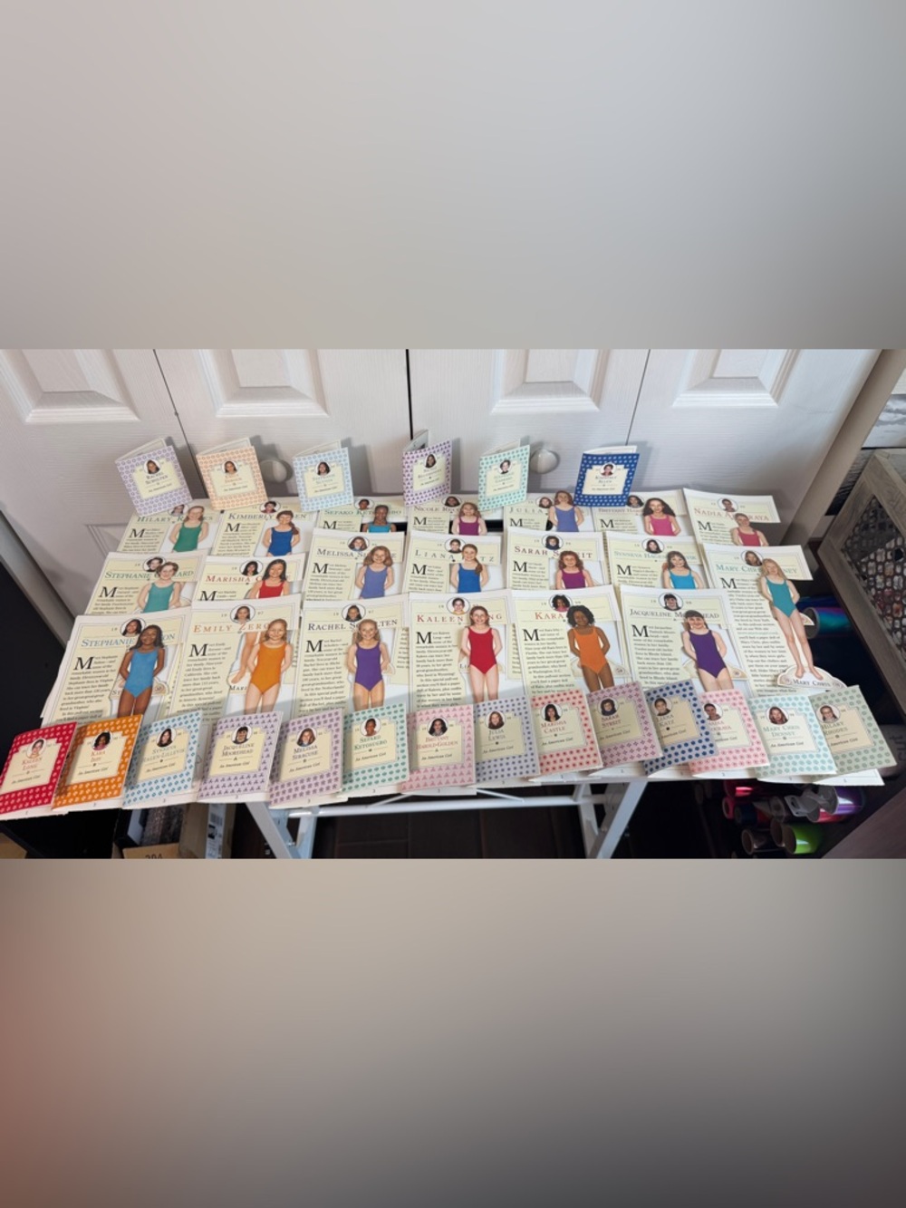 Vintage American Girl Collector Cards - Portraits with Outfits